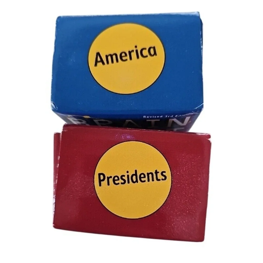 Brain Quest Presidents & America 2 Deck Set Revised 3rd Edition Ages 9+ Trivia